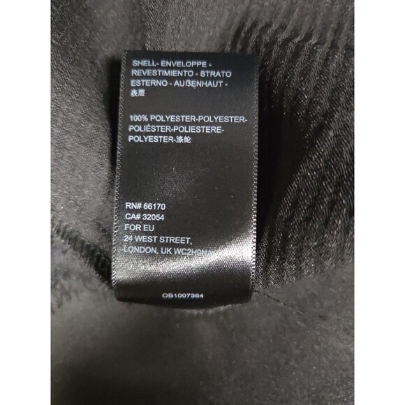 Free People Midi Dress Size 0 Black Cut Outs Tie Back Adjustable Slit - Picture 8 of 8